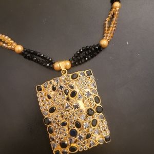 necklace with earrings